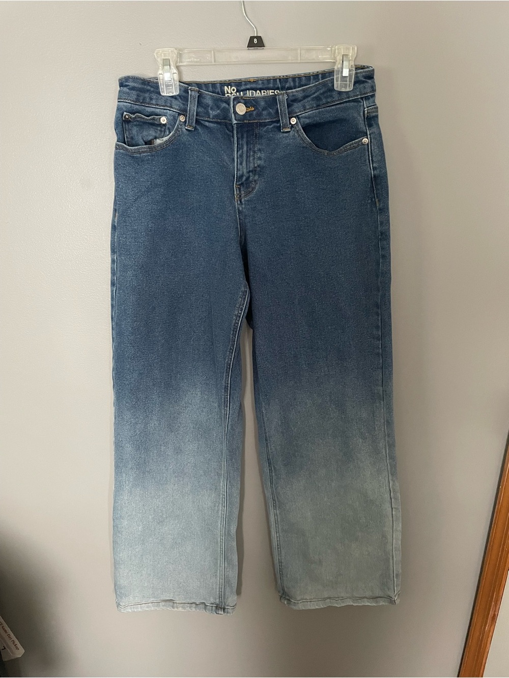 No Boundaries Ombre Blue to Light Blue Women's Jeans
